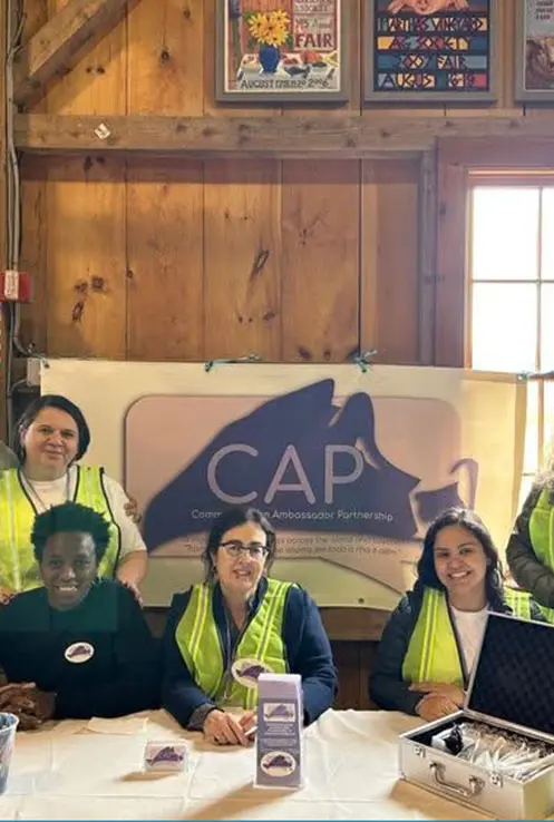 CAP MV translators tabling at Ag Hall