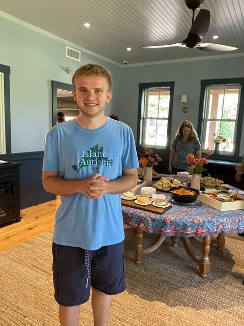 Connor at IAG open house