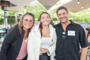 Kate Lefer, Hannah McCormick and Ben McCormick