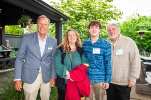 Paul Schulz with Jennifer Weiland, Aiden Weiland and Brian Weiland