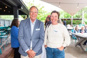 Paul Schulz with award winner Meg Athearn